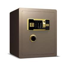 kassaskåp, stora säkerhetsskåp för hemmet, elektroniskt kassaskåp - pistolskåp Låsbox, personligt golvskåp med urtavla, säkerhetsbox med knappsats (färg: guld) kassaskåp