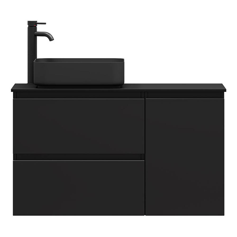 KOMMODPAKET CAMARGUE SKÄRGÅRD SVART TVÄTTSTÄLL SVART 100CM