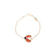 Van Cleef & Arpels Lucky Spring Open Wings Ladybug Bracelet - Pink - 1,5 x 1,7 cm