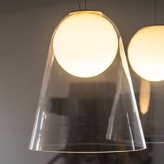 Foscarini Designer hængelampe Satellight, dæmpbar, Klar/gennemsigtig, Stue/spisestue, Glas, Design