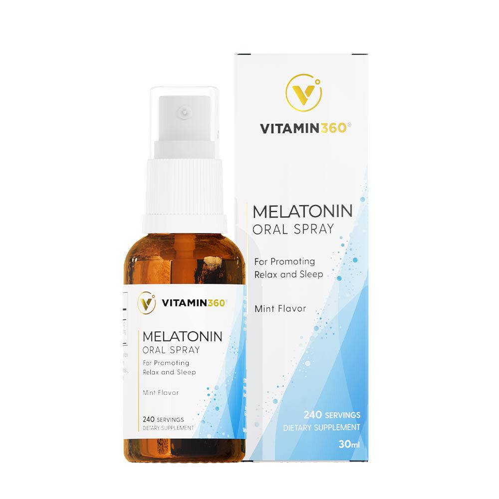 Vitamin360 Melatonin munspray (30 ml, mintsmak)