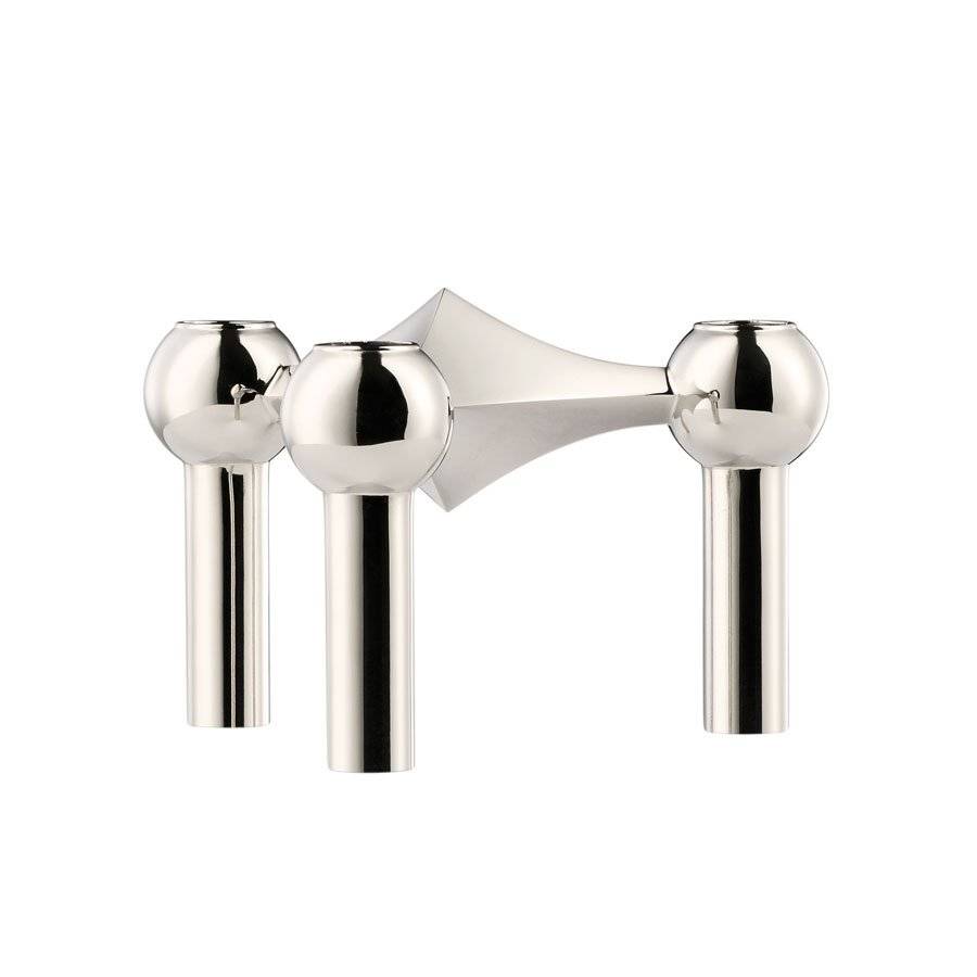 Stoff Nagel Candle Holder chrome.