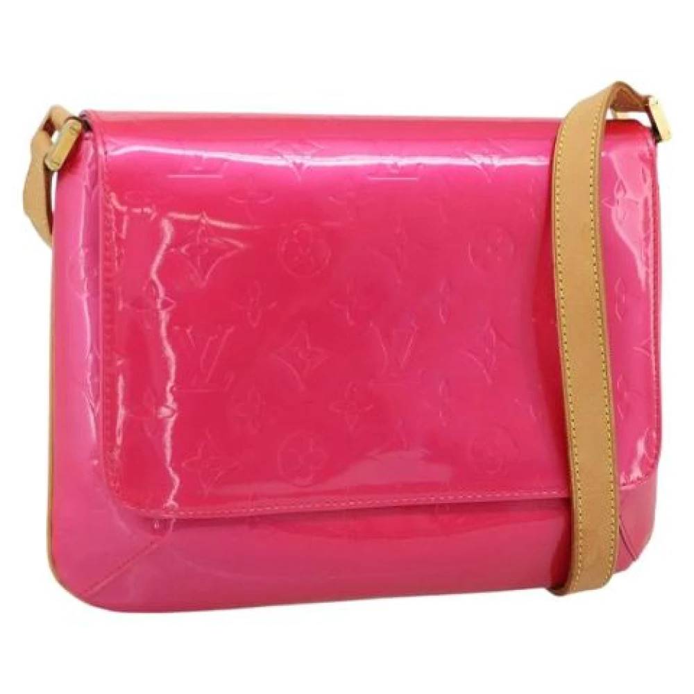 Louis Vuitton Vintage Pre-owned Vernis Skuldertaske - Vintage - Dame - Lyserød - ONE SIZE - Uld