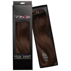 Poze Hairextensions Poze Hårträns Äkta 4B Chocolate Brown 60cm 4B Chocolate Brown