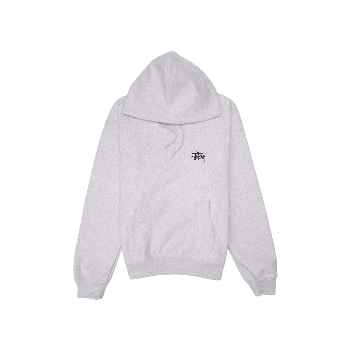 Stussy Basic Hoodie Ash Heather