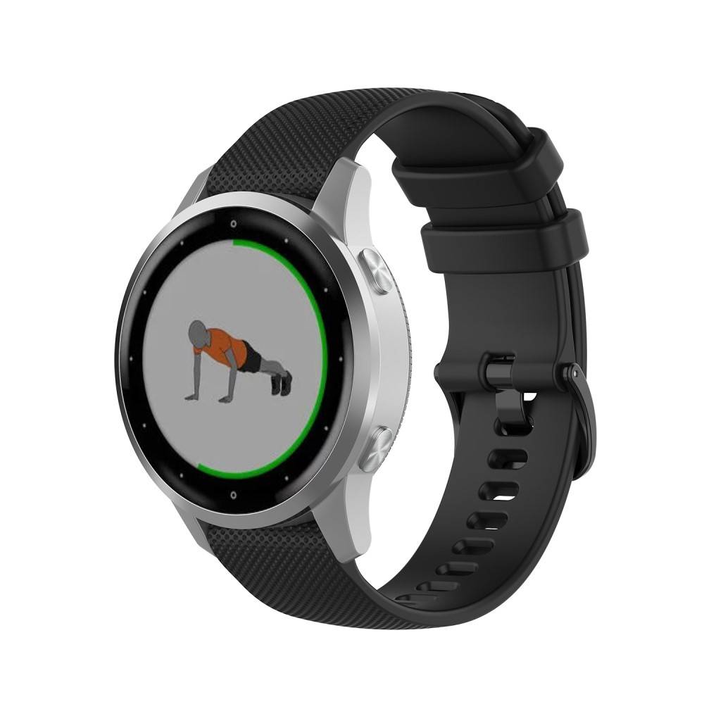 Garmin Vivoactive 4s Armband i silikon, Svart
