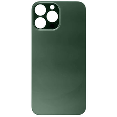 iPhone 13 Pro bagglas uden logo - Alpine Green (Big Hole)