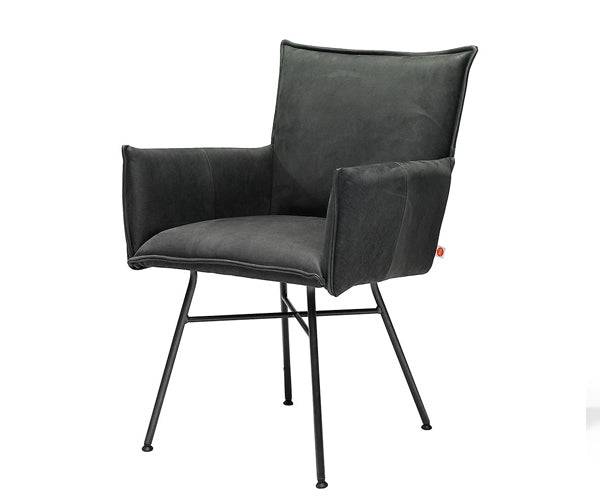 Jess Design Sanne Dining Arm Chair - Aurele Black