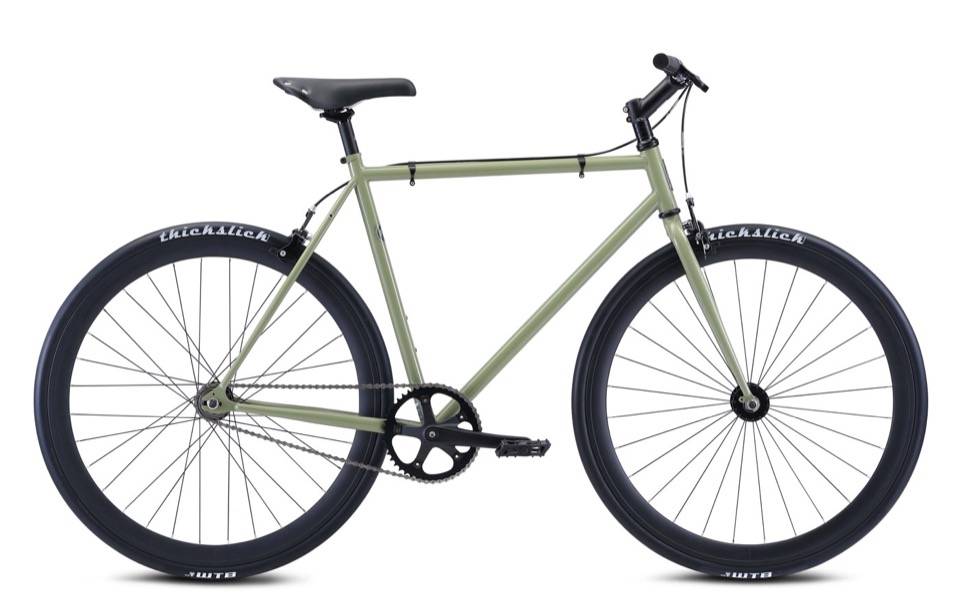 Fuji Declaration 49cm KhakiGreen Fixiecykel.