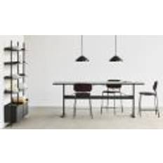 HAY Soft Edge 91 Bar Stool w. Full Upholstery SH: 65 cm - Black Powder Coated Steel/Remix 173
