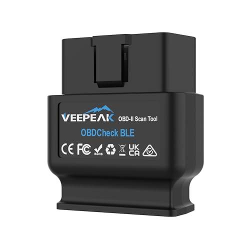 Veepeak OBDCheck BLE Bluetooth OBD II EOBD Scanner Adapter Engine Diagnostic Code Reader för iOS och Android