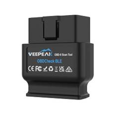 Veepeak OBDCheck BLE Bluetooth OBD II EOBD Scanner Adapter Engine Diagnostic Code Reader för iOS och Android