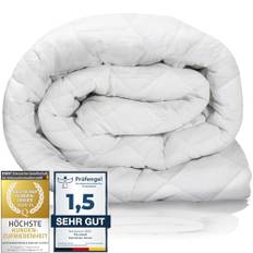 Feluna® Winter-Decke Kamelhaar-Steppdecke aus 100% Kamelhaarflaum Winter-Bettdecke (Winterdecke, 135x200cm)