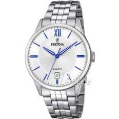 Festina F20425-4 Classic Sølvfarvet/Stål Ø43 mm