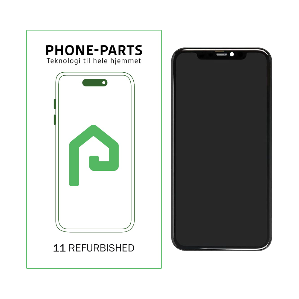 iPhone 11 skærm - LG Original LCD (Refurbished) - m. Bagplade