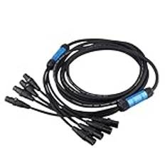 Gbloodst Snake-Kabel 4 12-Kanal XLR-Kabel 3-Pin-Hane Till Hona Multimedia Professionell Ljudförlängning Scenförlängningskabel 10m