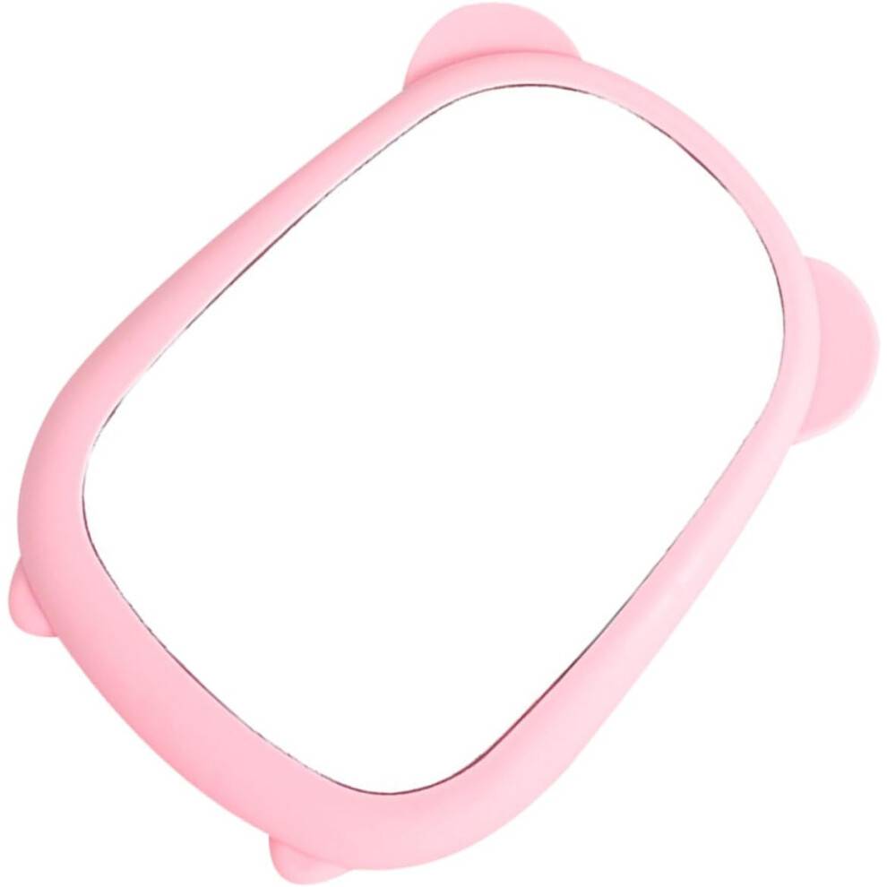 Bärbar sminkspegel rosa hopfällbar sminkspegel för hemmet, sovsalen och resan