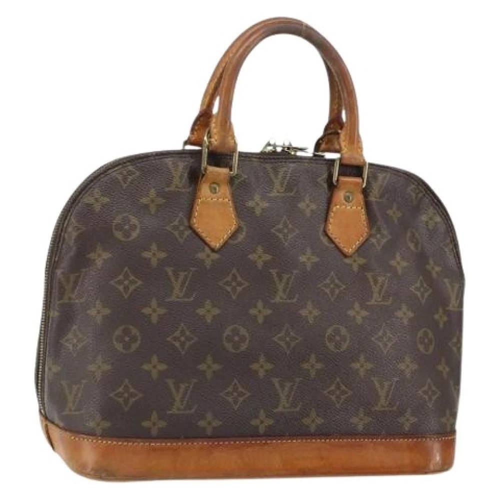 Louis Vuitton Vintage Pre-owned Vintage Canvas Håndtaske - Vintage - Dame - Brun - ONE SIZE -