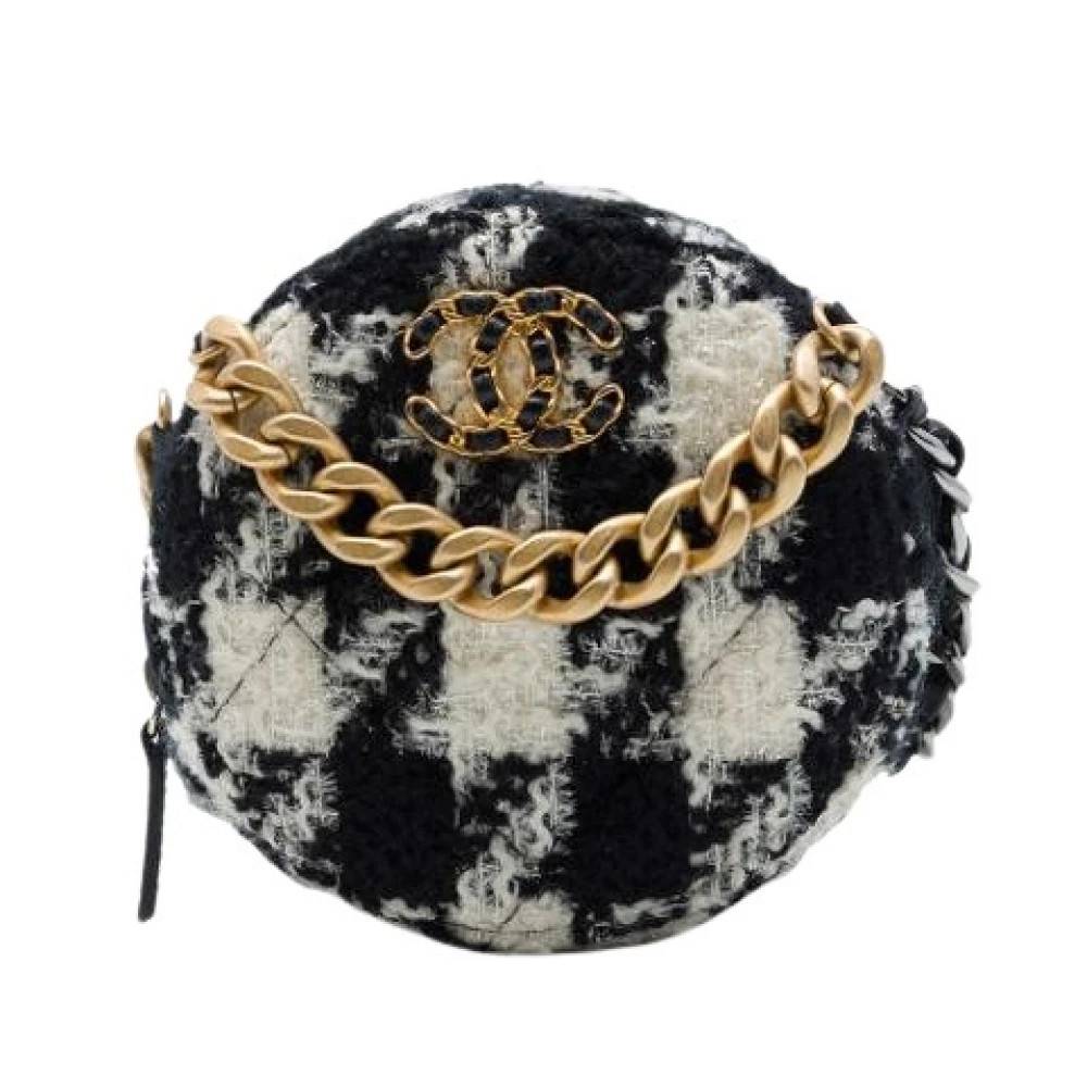 Chanel Vintage - Pre-owned Tweed Satchel Vintage - Dam - ONE Size - Tweed