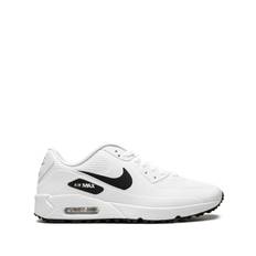 Nike - Air Max 90 golf sneakers - unisex - kalvskinn/gummi/Tyg/Tyg - 10.5 - Vit