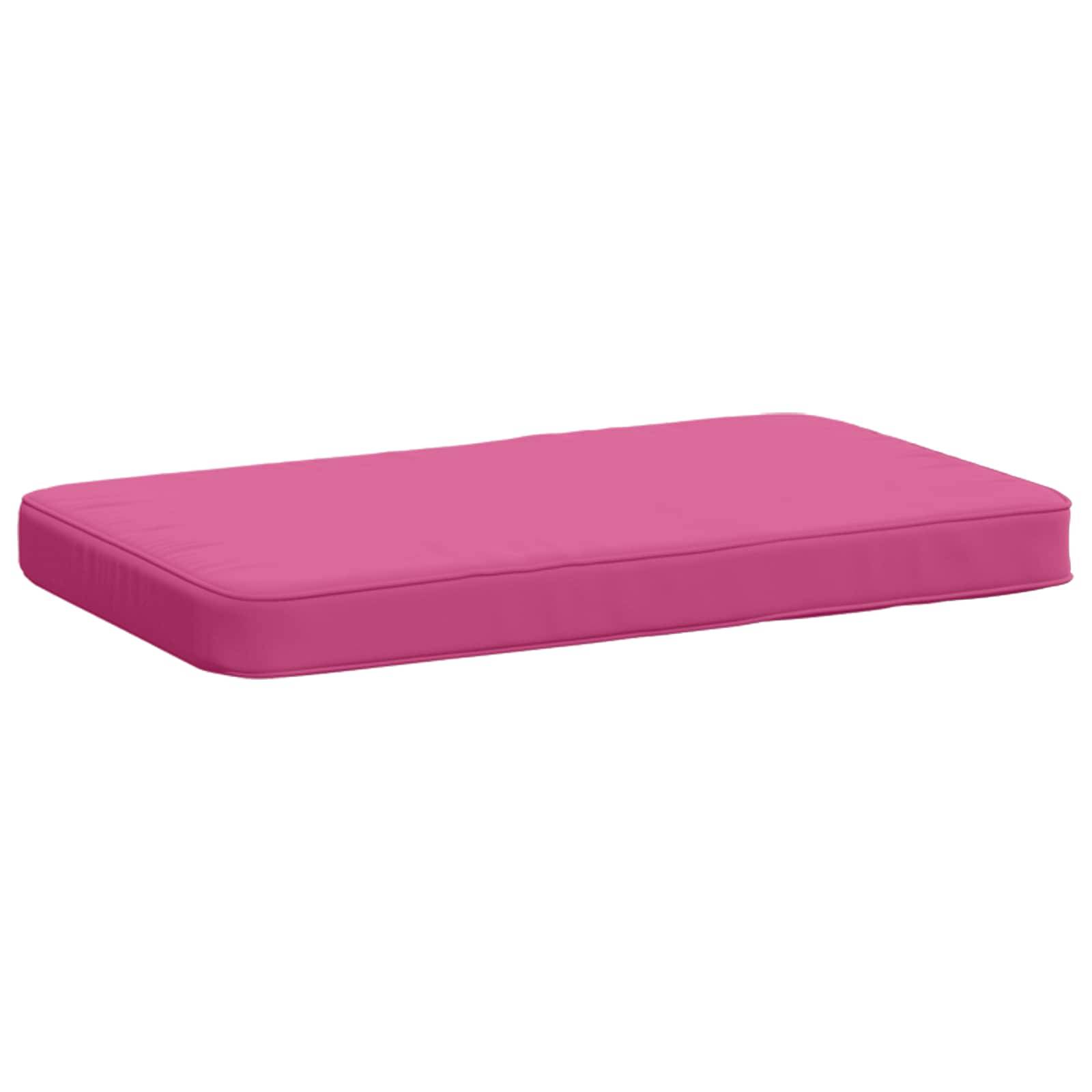 vidaXL 1-delad Bänk Kudde VUGHT 100% Polyester Rosa 60 x 40 x 5 cm