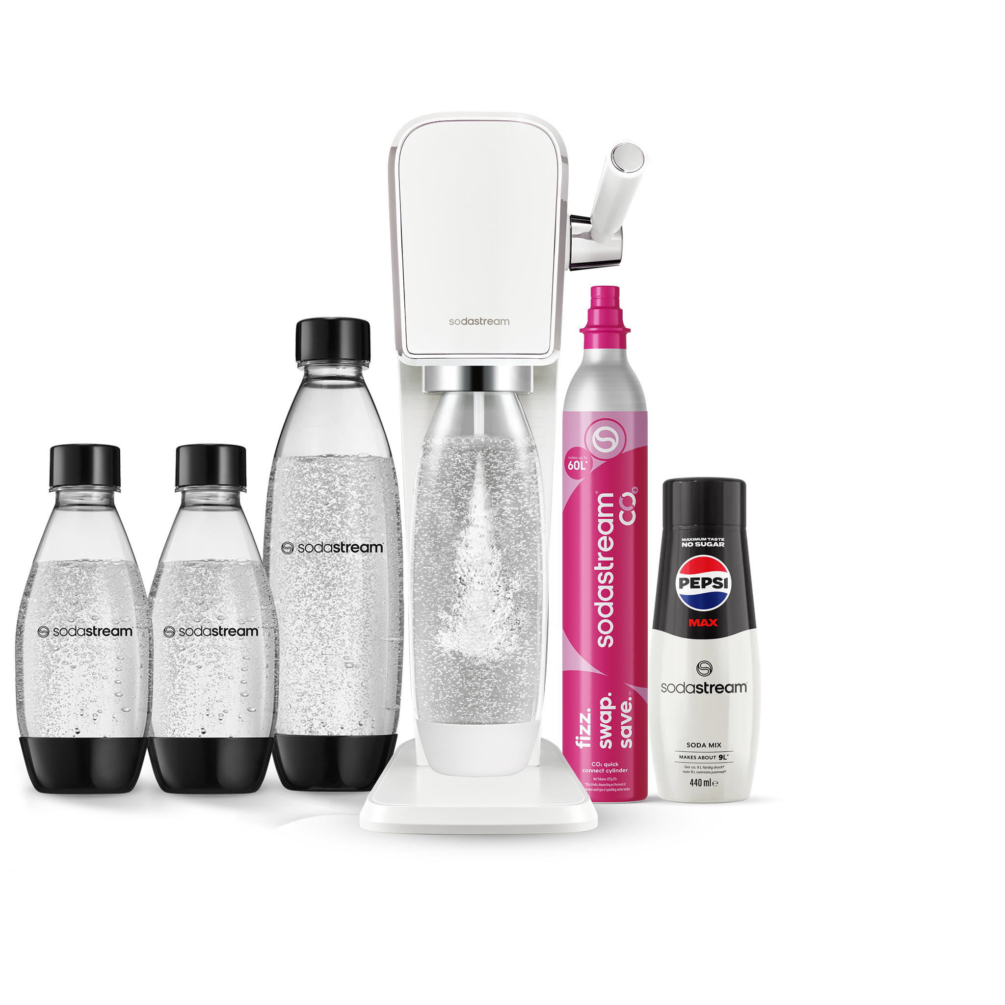 SodaStream Art White / Värdepaket