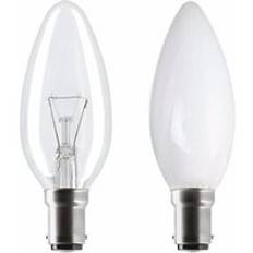 Status 25W Small Bayonet Cap Candle Bulb - Clear - 10 Pack