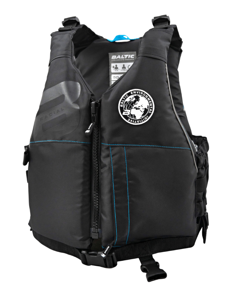 Flytväst Junior / Vuxen Baltic Radial E.I.-25-40 kg / Svart (25-40 kg)