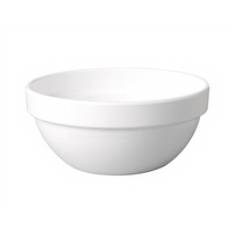 Skål 0.25 ltr Ø12x5.5 cm Melamin Hvid,10 stk/pk