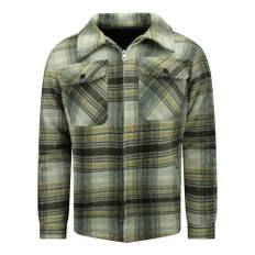 Enos, Jacka, Herr, S, Bomull, Lumberjacka för män, försedd med dragkedja -7088 - brown (S)