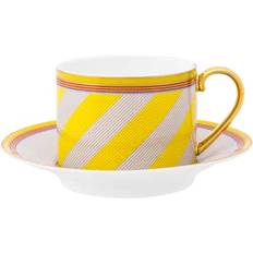 Pip Studio Cup & Saucer Pip Chique Stripes Yellow