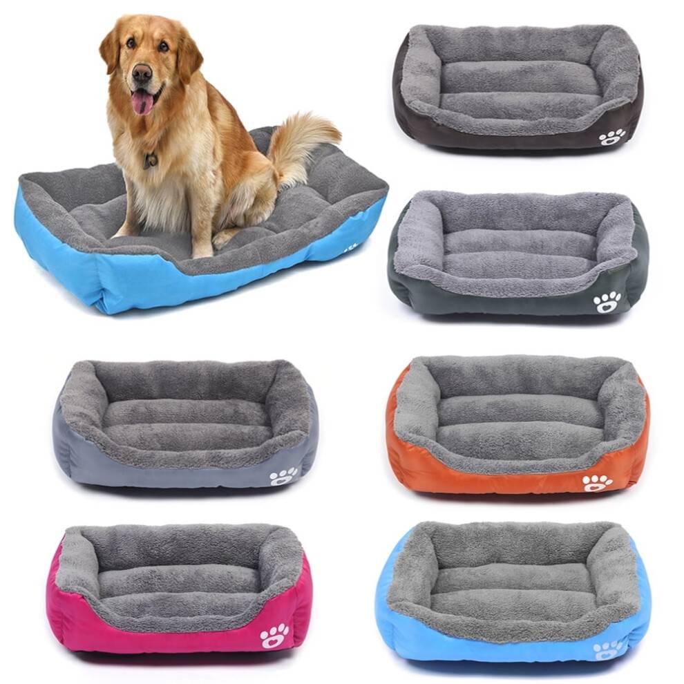 Rektangulær pude til hundeseng til små og store hunde, XL