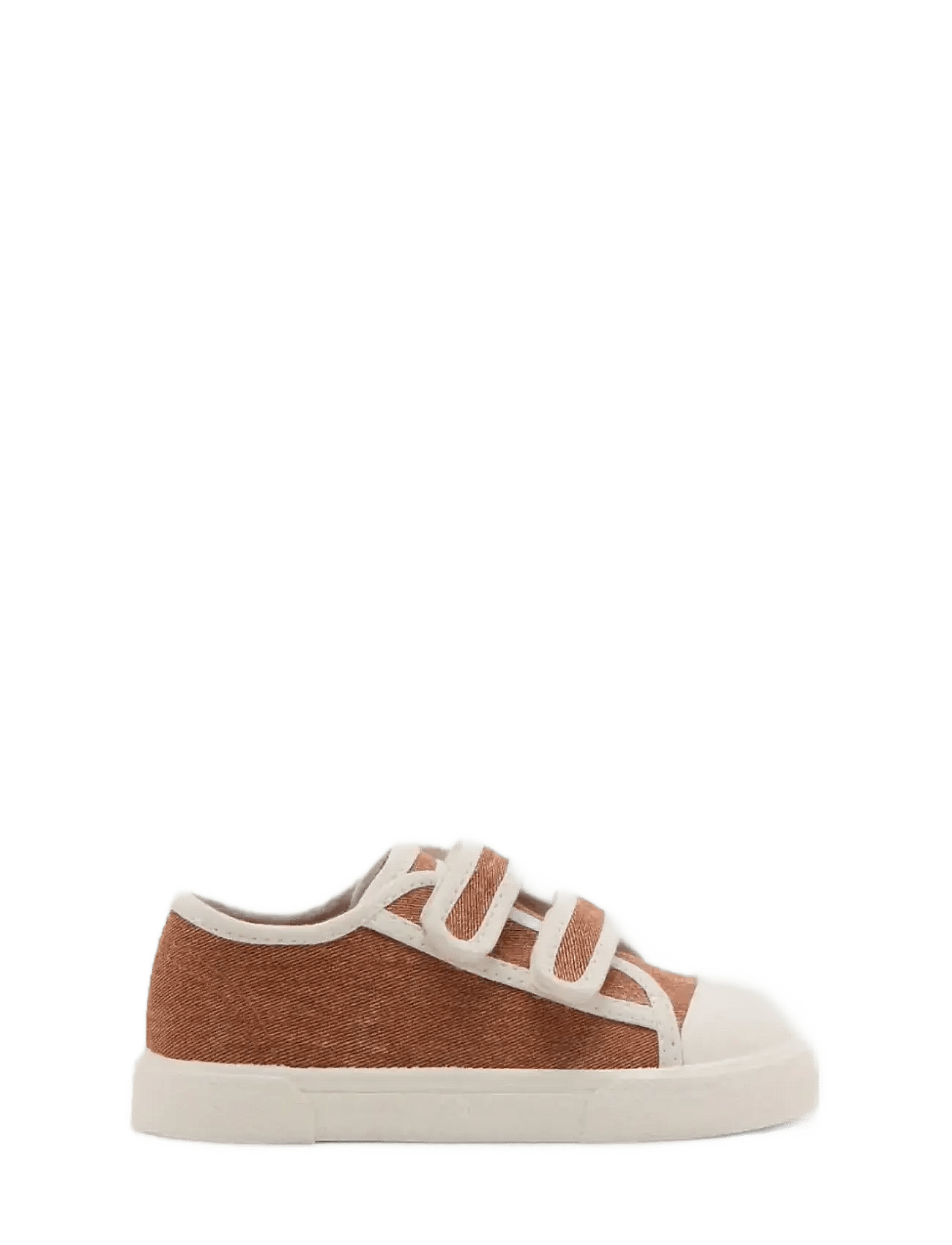 Mango Velcro Fastening Straps Sneakers - Brown - 28