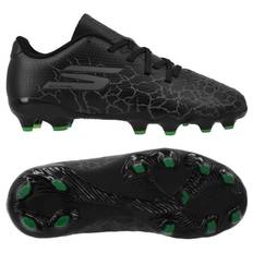 Skechers SKX_01 1.5 Lav FG Evergreen - Sort/Sølv Børn - Græs (FG)
