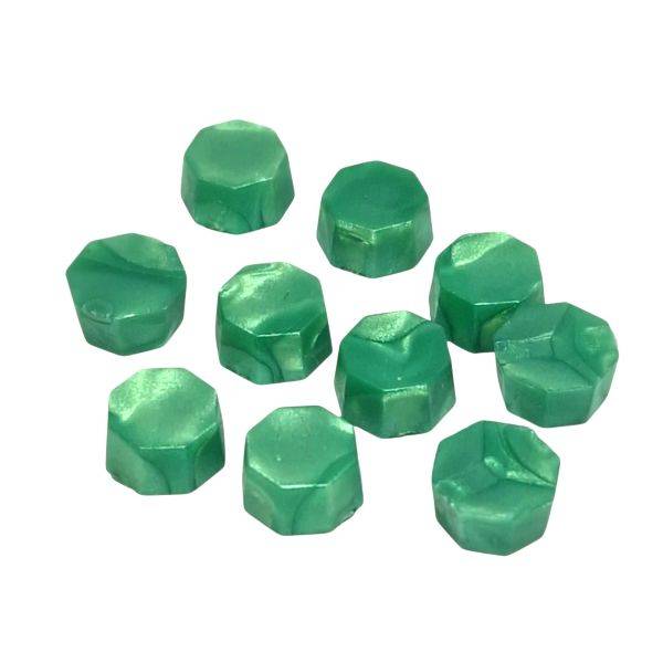 Förseglingsvaxpärlor - metallic 213 - Grön