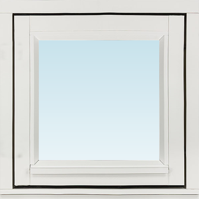 Svenska Fönster SF sidohängt fönster 480x480mm höger 1-luft, insida trä utsida trä, 3-glas  (5x5)