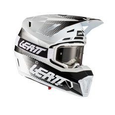 Crosshjälm Leatt Kit Moto 7.5 Vit inkl glasögon