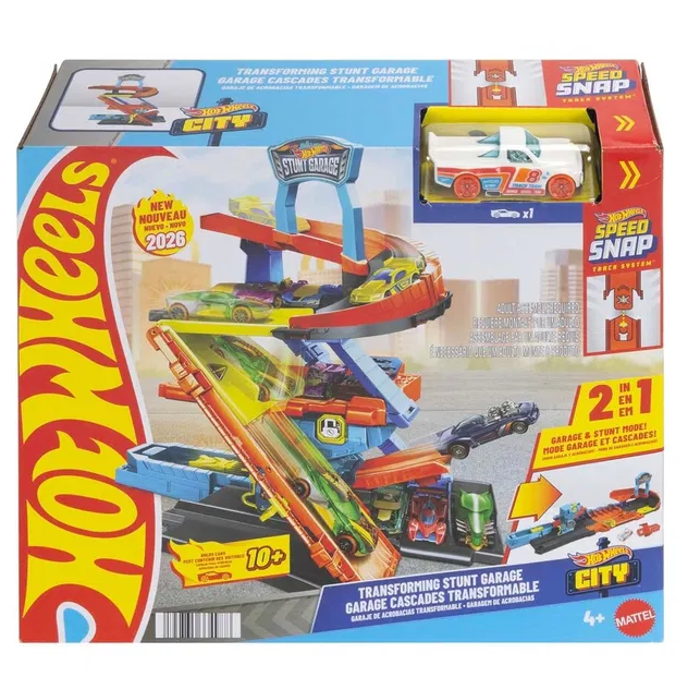 Hot Wheels City Transforming Stunt Garage