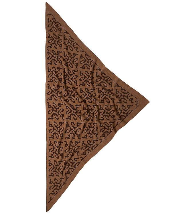 Lala Berlin Tørklæde - Cashmere - Triangle Lalagram M - Tawny - Lala Berlin - OneSize - Tørklæde