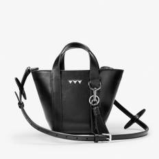 Hay Bag Mini handväska i svart läder - black