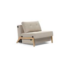 Innovation Cubed stol (612 Blida Sand Grey, egetræ)