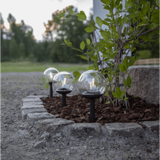 Solcellspollare 3-pack Globe