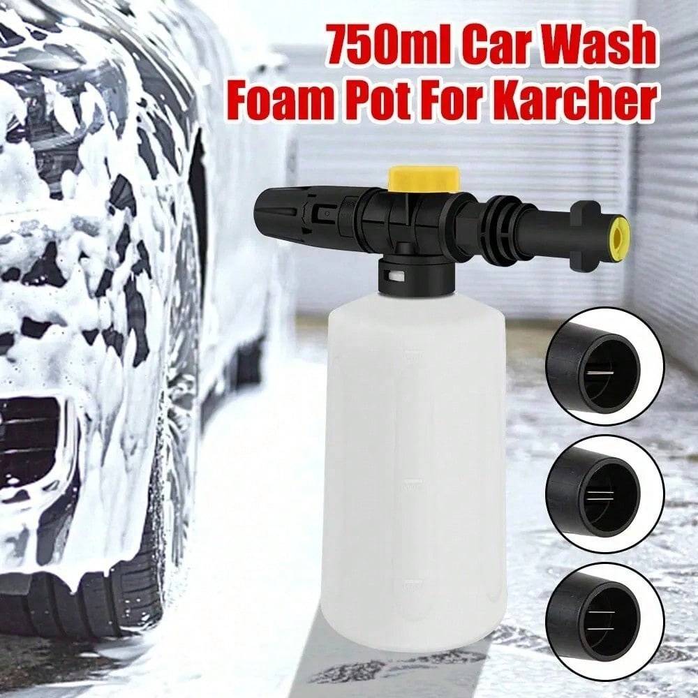 750ML Snow Foam Lance, Adjustable Foam Cannon Sprayer Nozzle for Karcher K2 K3 K4 K5 K6 K7 Car Pressure Washer