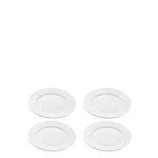 Rosendahl Grand Cru Plate Ø23 cm 4 pcs. - Tallrikar - WHITE / white