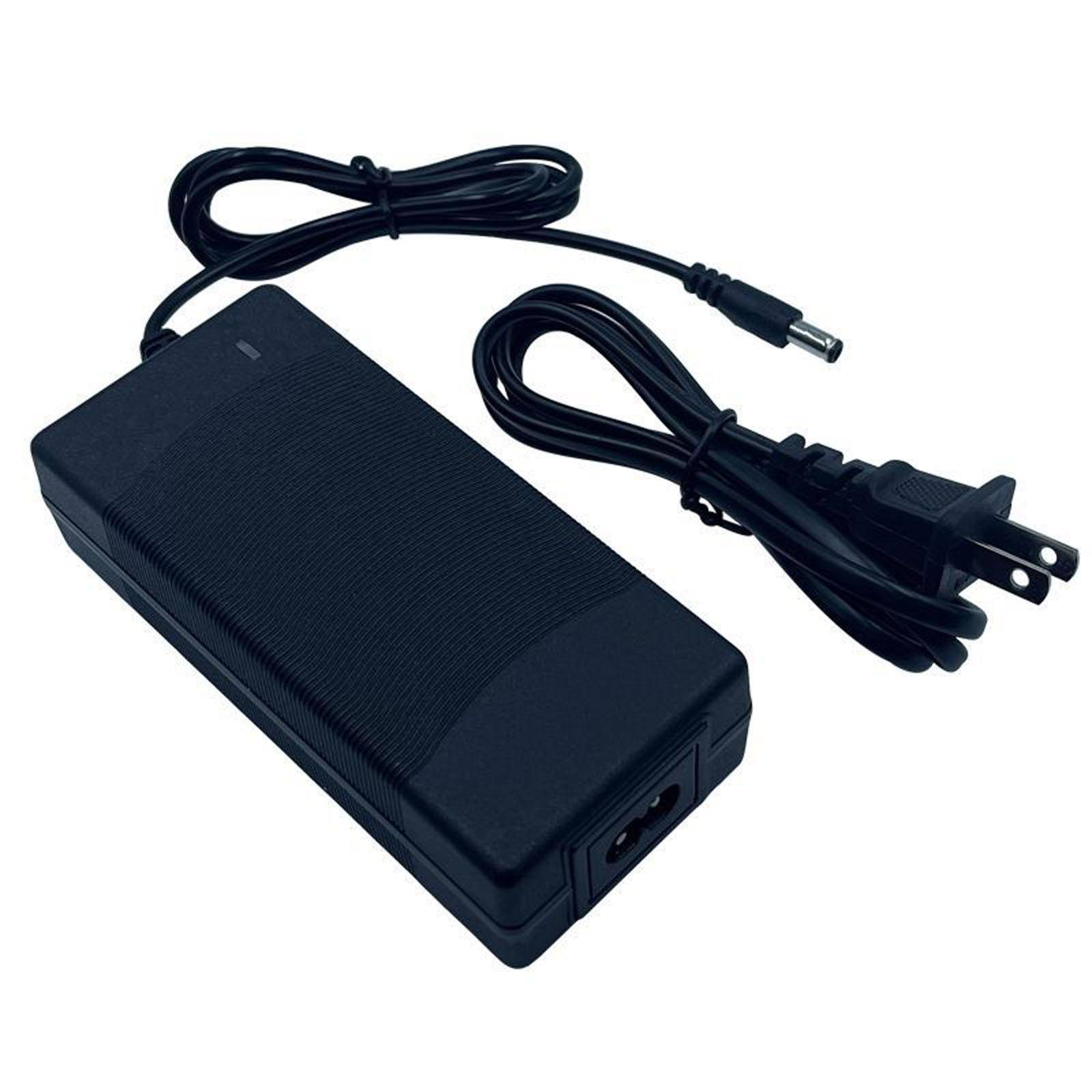 42V 2A Litiumbatteriladdare för Elsparkcykel Cykel med Flera Kontaktdon Kompatibel med 36V Batteripack Strömadapter black