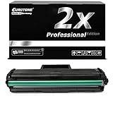 E.T. Toner 2 x kompatibel med Samsung Xpress M2020 M2021 M2022 M2026 M2070 M2071 M2078 ersätter MLT-D111S
