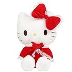 Huanmin Kitty plyschleksak, tecknade karaktärer plyschdockor, Kitty mjukisdjur, fylld, Kitty plyschdjur, barn kawaii plysch, Kawaii figur anime Plushies