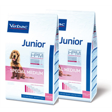 Virbac HPM Junior Dog Medium. Hundefoder til hvalpe (dyrlæge diætfoder) 12 kg x 2