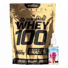Valleproteinpulver med gratis dråbeflaske (1 kg)
