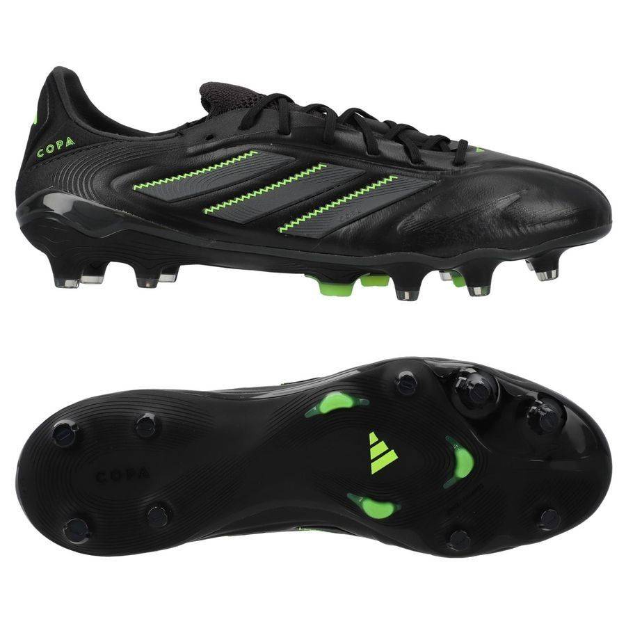 adidas Copa Pure Elite III FG Electric Stealth - Svart/Grå/Lucid Lemon - Gräs (FG) - ['Svart'] (42⅔)